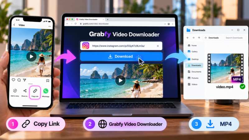 Download Instagram Video With Grabfy